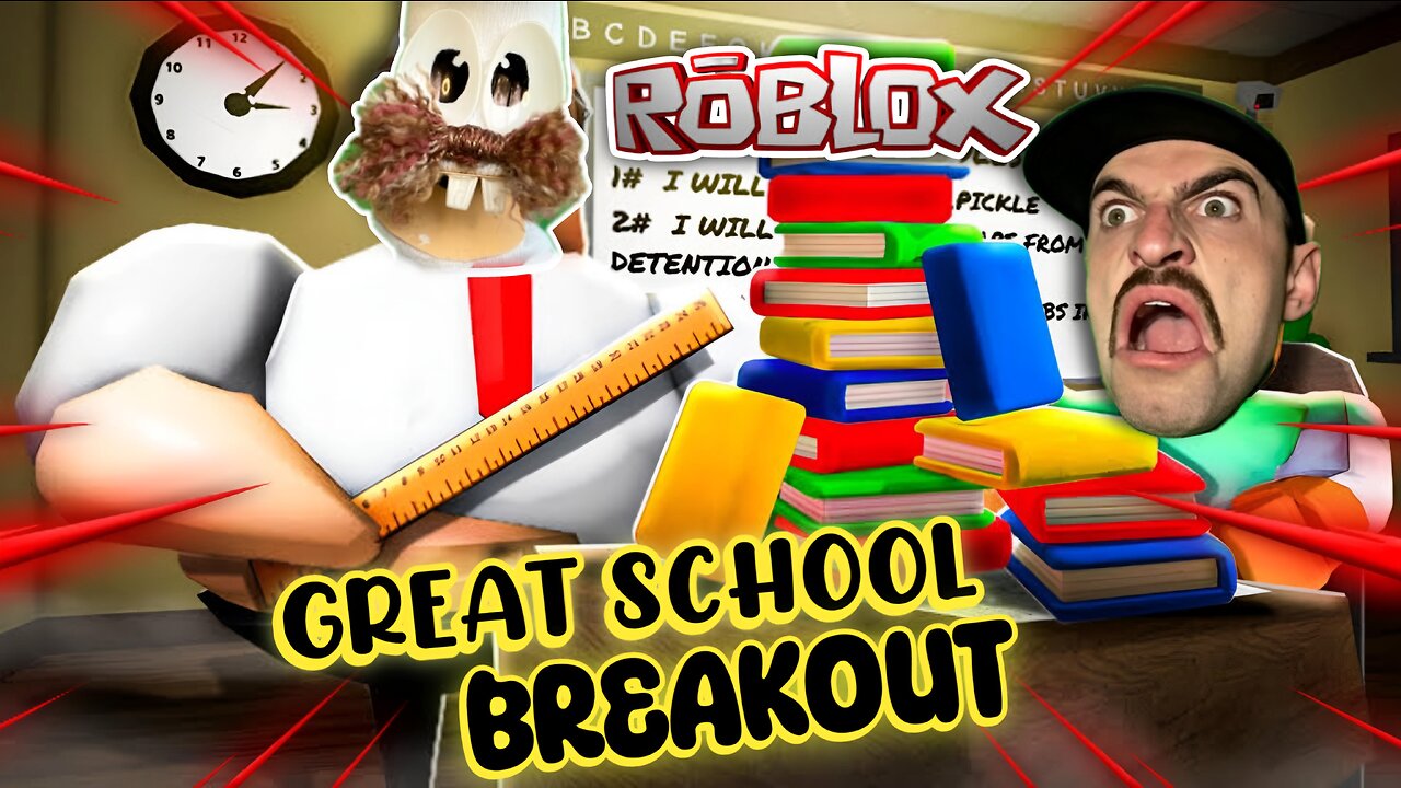 Spit Ball WAR!!! 🪖- Roblox: Great School Breakout