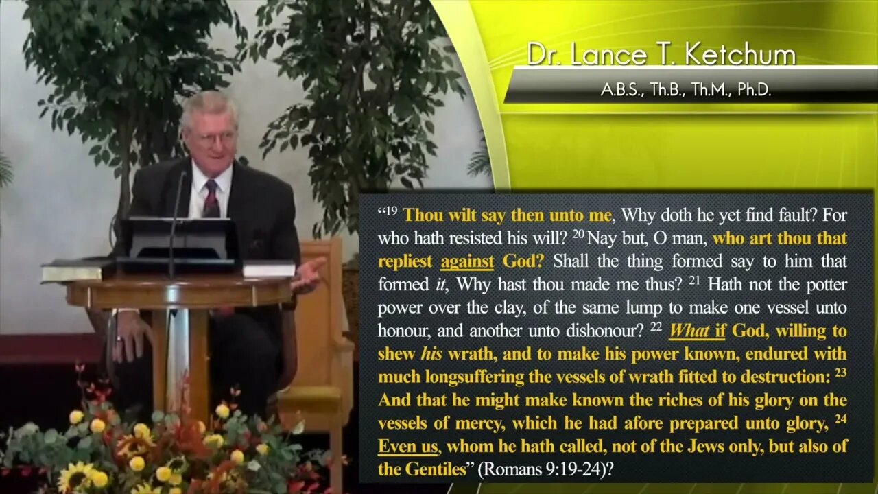 God's Election of the Lost to Magnify His Sovereignty