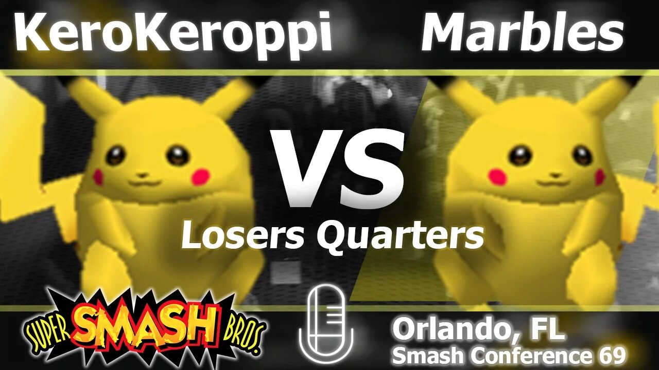 KeroKeroppi (Pikachu) vs. Marbles (Pikachu) - Smash 64 L. Quarters - SC:69