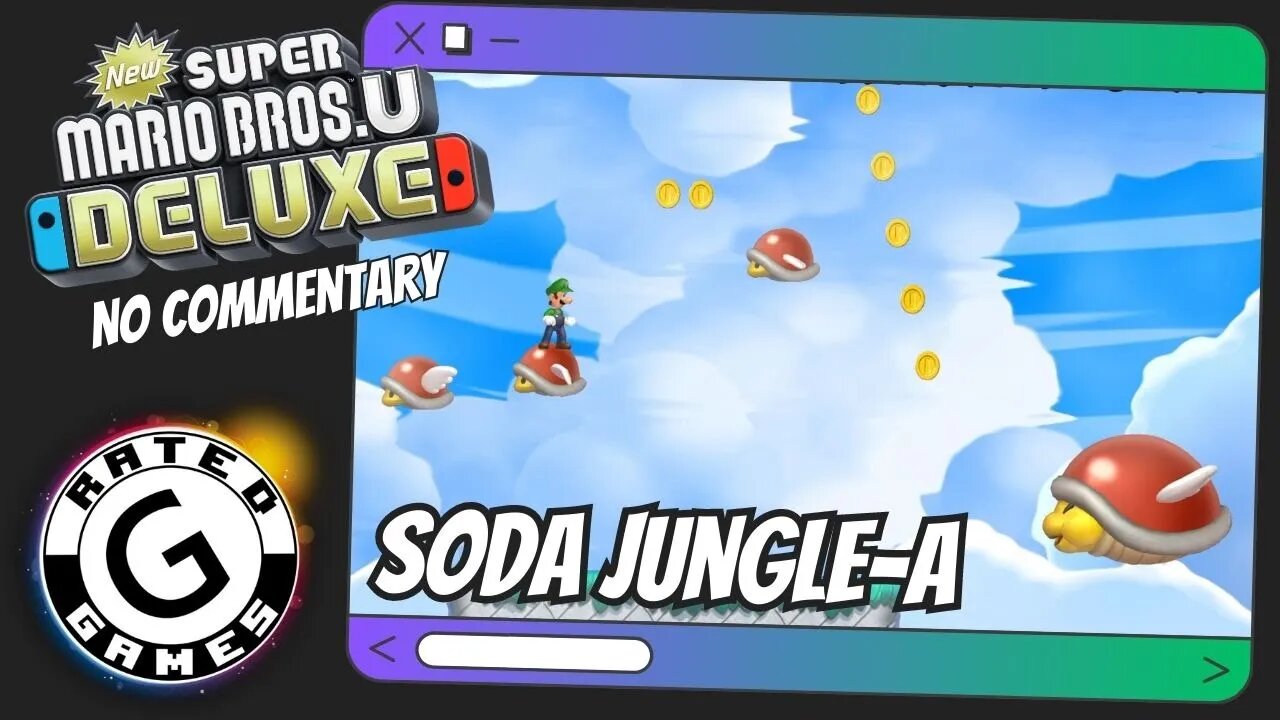 Soda Jungle-A - Flight of the Para-Beetles ALL Star Coins - New Super Mario Bros U Deluxe