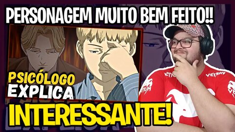 REAGINDO A JOHAN LIEBERT e o inicio do comportamento PSICOPATA | Psicologia Monster (Parte 1)