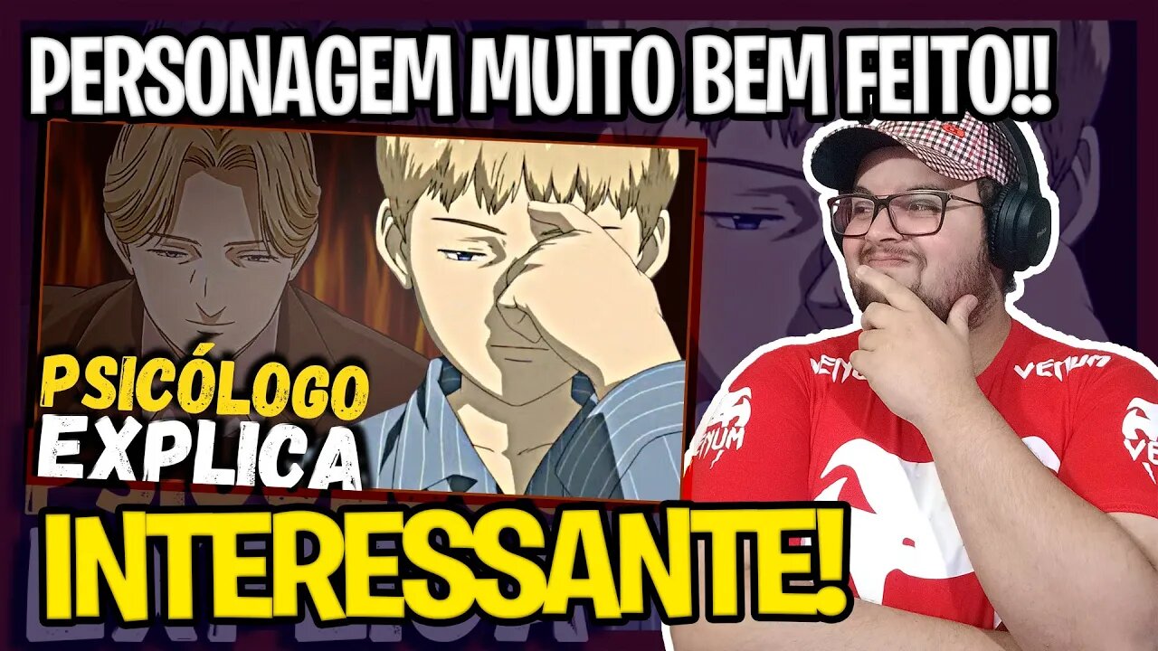 REAGINDO A JOHAN LIEBERT e o inicio do comportamento PSICOPATA | Psicologia Monster (Parte 1)