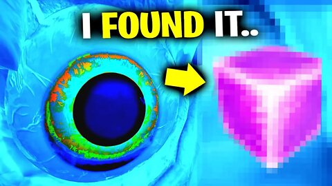 I Glitched In The EYE & Found This - Fortnite
