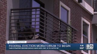 Federal eviction moratorium to begin
