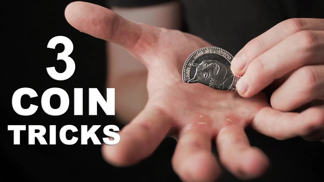 3 VISUAL Coin Tricks Anyone Can Do | Revealed