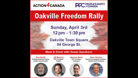 Oakville Freedom Rally My Closing Statements - Raw