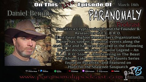 Paranomaly - Daniel J. Benoit. 3.18.24