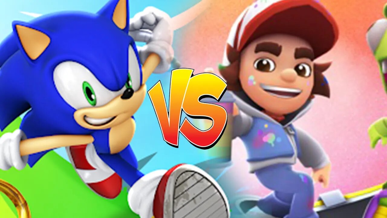 Subway Suffers vs Sonic Dash - Qual é o melhor ?! #shorts