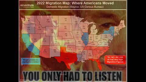 CENSUS: People FLEE LA, NYC, Chicago For Texas, Florida 3-18-24 Breaking Points