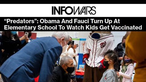 “Predators”: Obama And Fauci Turn Up At Elementary School To Watch Kids Be