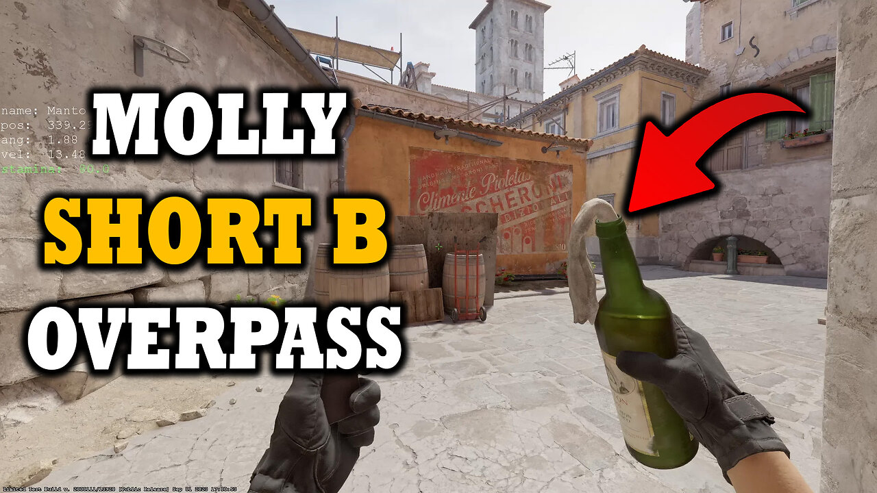 How To Molly Short B in Overpass in CS2