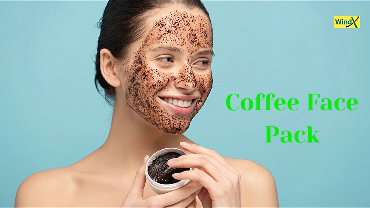 Homemade coffee face pack for glowing skin