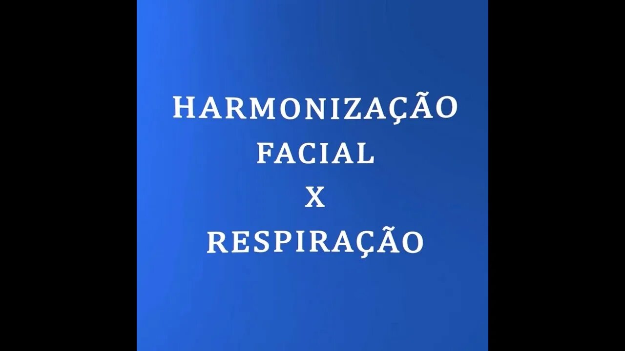 Fez harmonização fácil e parou de Respirar