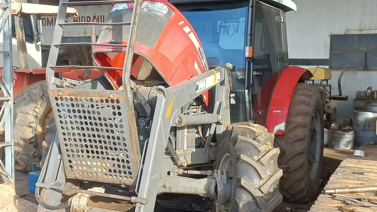 Como tirar ar motor Trator MASSEY FERGUSON 4290 #masseyferguson #mecanica #motor