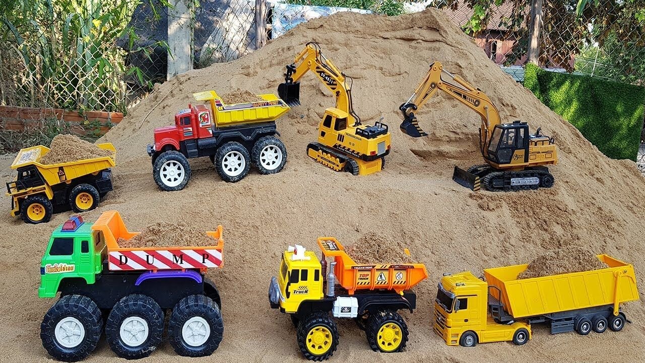 Construction Vehicles in the Mud