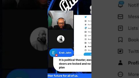 Political theater and the stage is on fire