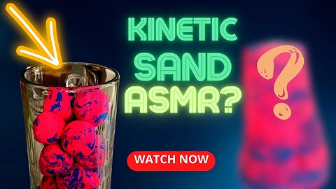 Kinetic Sand bubble gum ball drop so satisfying 😎