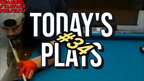 Today's Plays #34 #pool #billiards