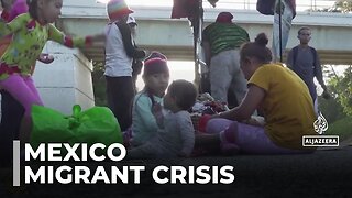 Mexico migrants: Migrant caravans headed to the US through Mexico