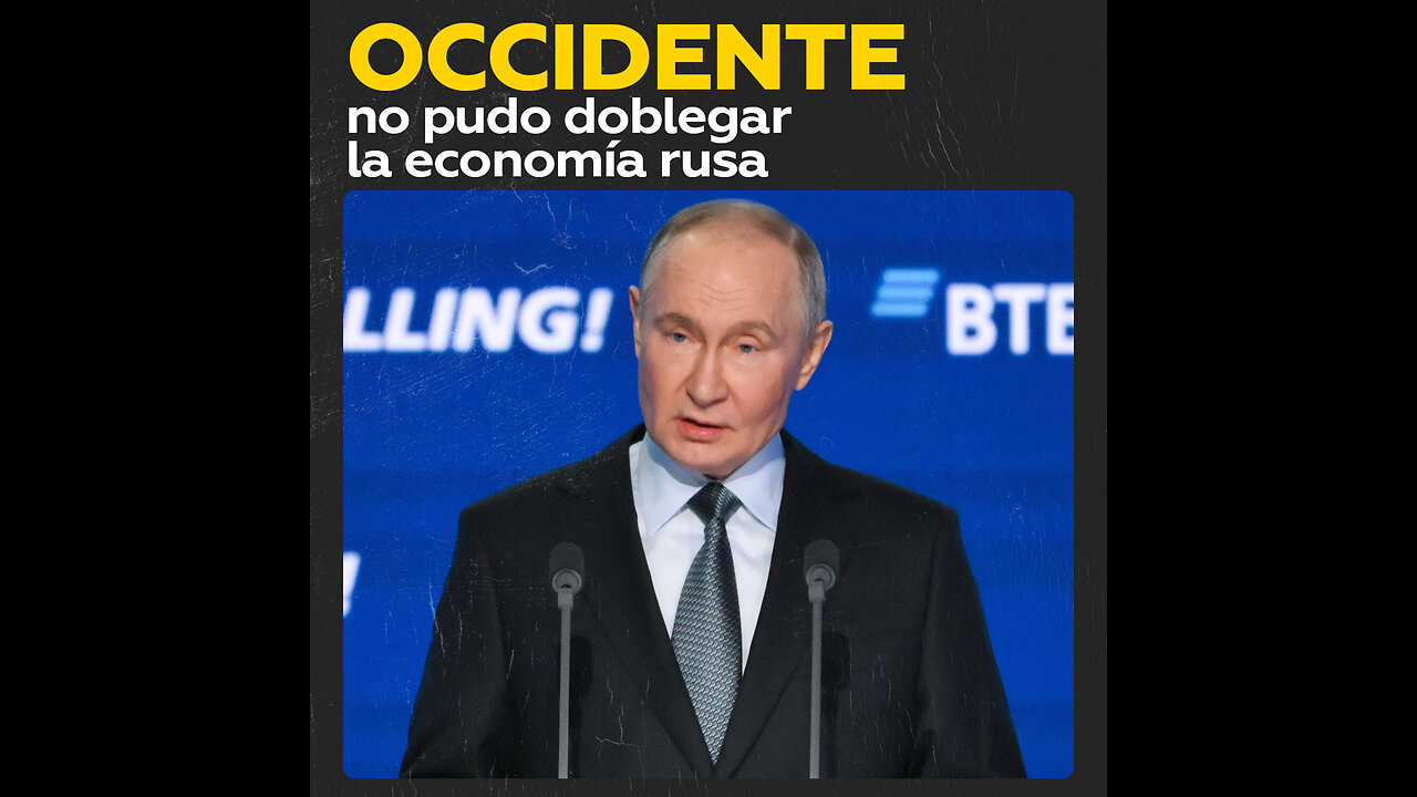 Putin: Fracasó el intento de derrotar estratégicamente a Rusia