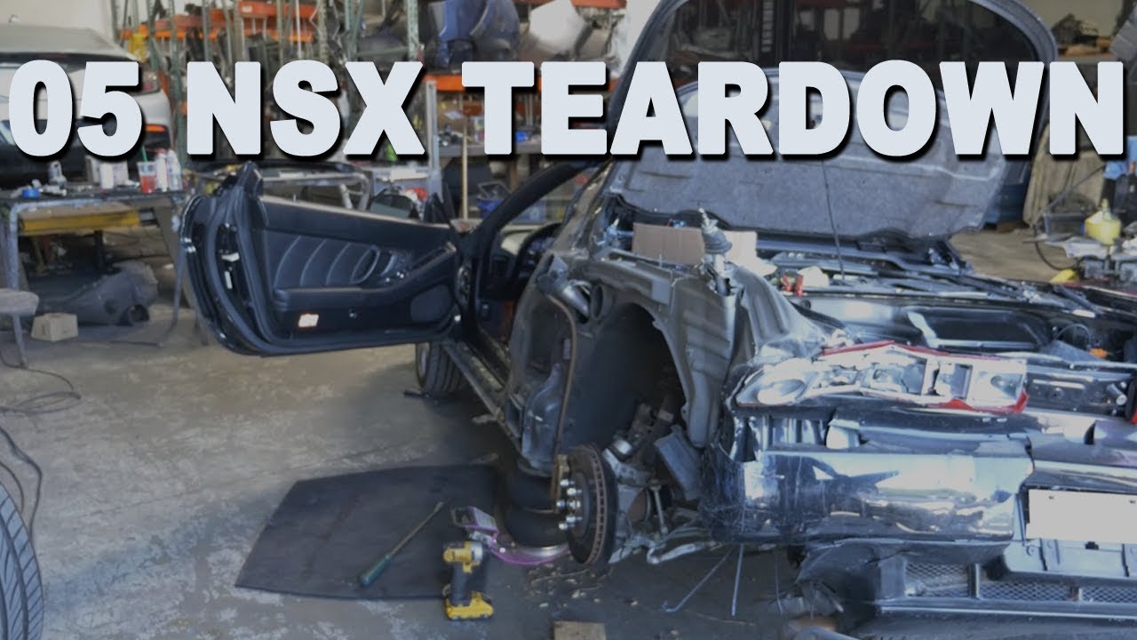 Tearing the Rear End apart on an Acura NSX