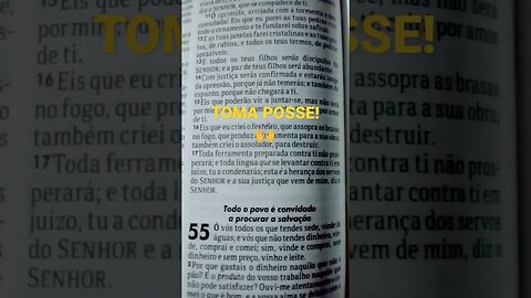 Toma Posse Palavra de Hoje Isaías 54:17