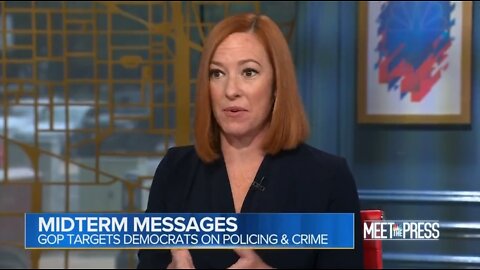 LOL. Jen Psaki: Dems Will Lose If It's A Referendum On Biden