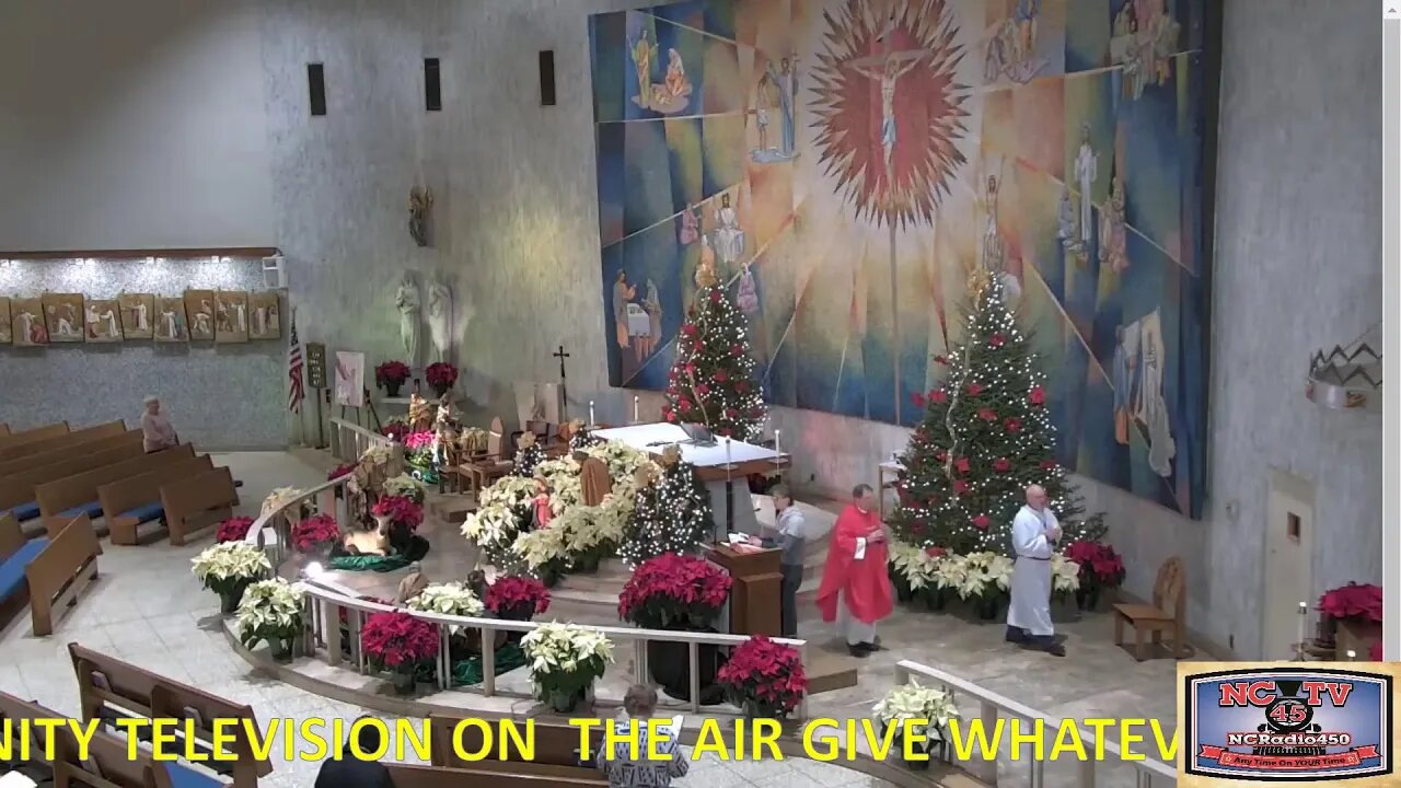 NCTV45 CATHOLIC MASS HOLY SPIRIT PARISH (ST VITUS) 9:00 AM MONDAY DEC 26 2022