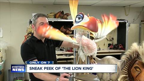 Sneak peek of The Lion King