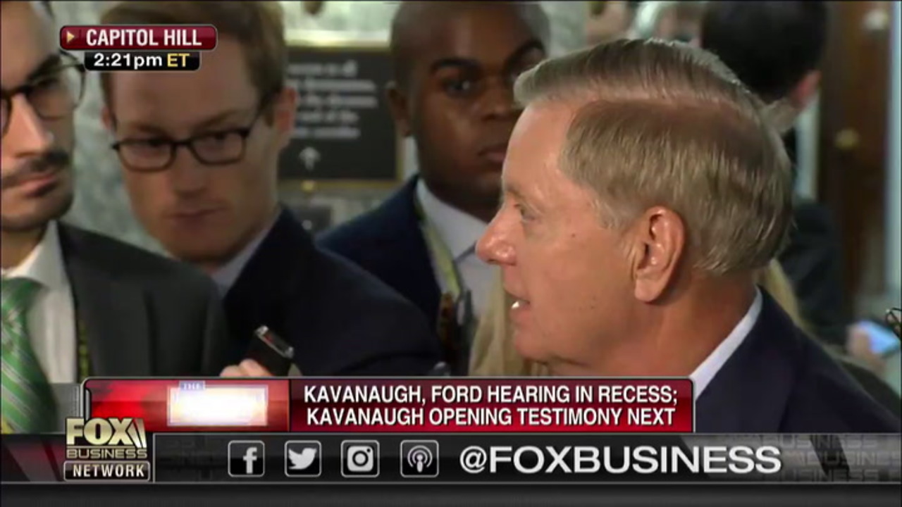 Fearless Lindsey Graham Spews Fire After Ford Testimony
