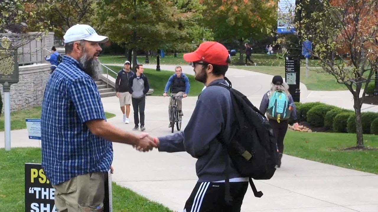 University of Kentucky - Open Air Preaching & Witnessing - Kerrigan Skelly - PinPoint Evangelism
