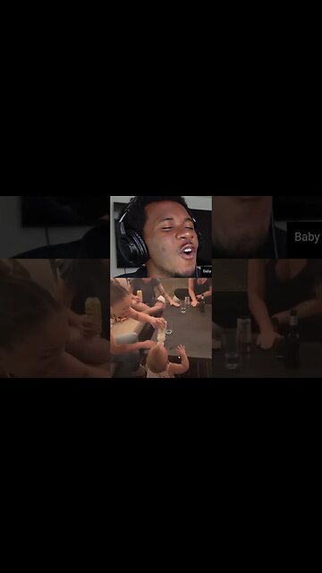 Baby gets drunk off milk !😂