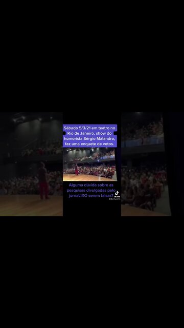 🤔Acreditas em pesquisas do jornaLIXO sobre o presidiário 9 dedos ser o preferido? 3/4