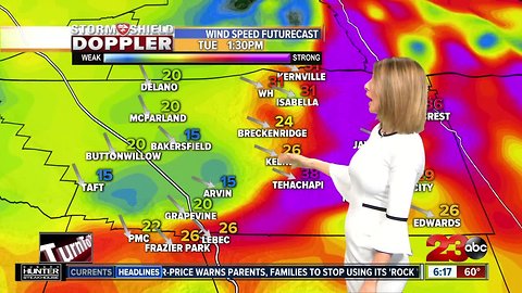 Warming trend continues with low 80s expected across the valley floor