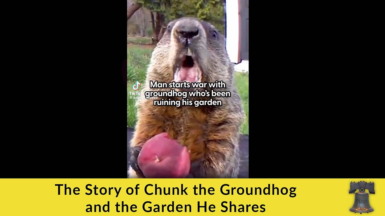 The Story of Chunk the Groundhog and the Garden He Shares