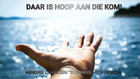 DAAR IS HOOP AAN DIE KOM! - DAAGLIKSE WOORD