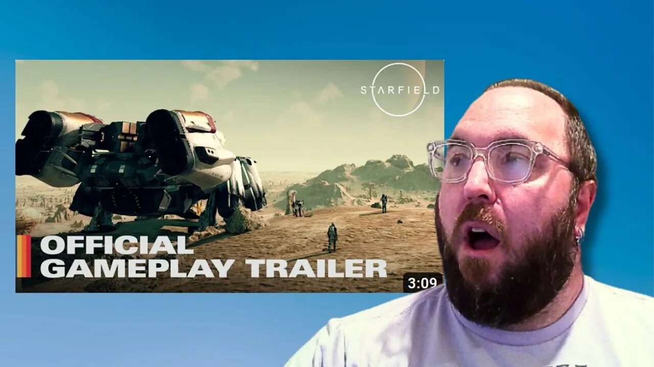 Reaction to the Starfield Official Gameplay Trailer