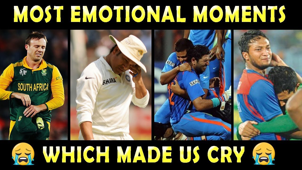 Top 10 emotional movements in cricket / respect moments / crying moments / Ms Dhoni / Virat kholi