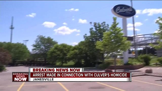 Arrest made in connection with Culver's homicide