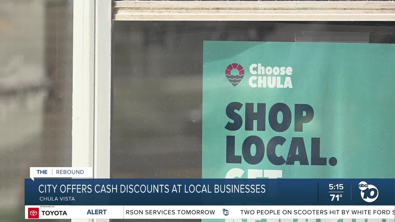 Chula Vista offers cash discounts at local businesses