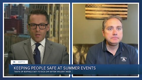 IN DEPTH: Buffalo police working to keep you safe at Taste of Buffalo