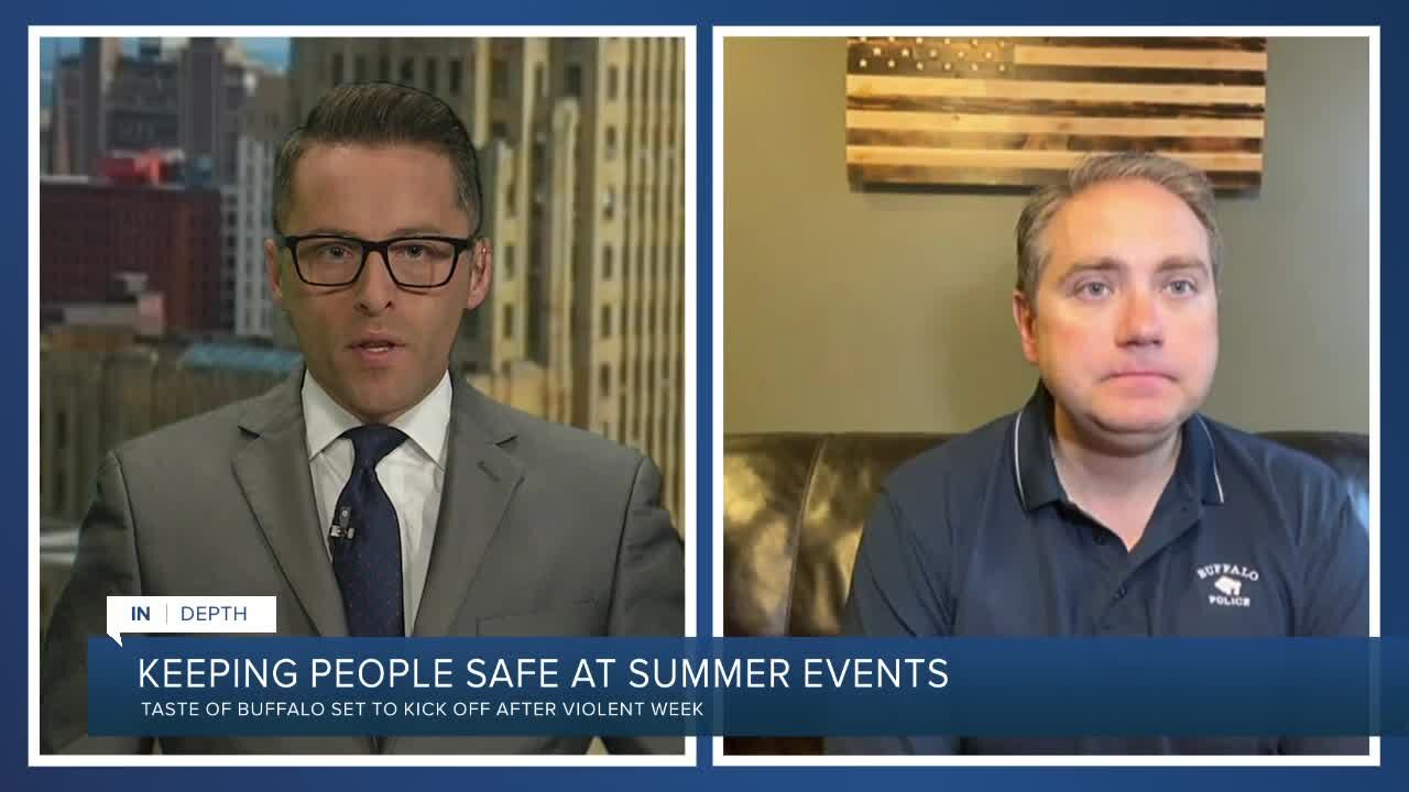 IN DEPTH: Buffalo police working to keep you safe at Taste of Buffalo