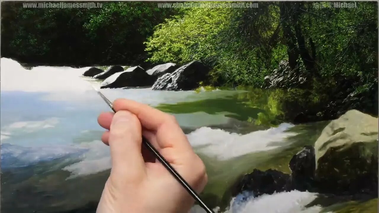 Painting This Rushing River