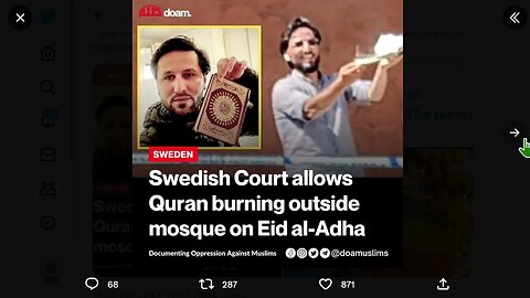 焚燒《古蘭經》，這就是言論自由。 焚燒驕傲旗幟是仇恨犯罪，值得入獄 15 年