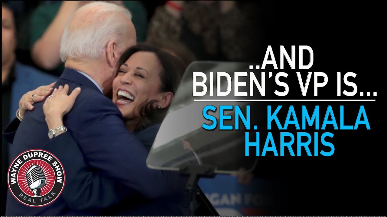 Biden Choose Harris As VP; Dems Going For History Again!