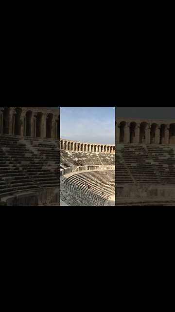 The Aspendos Theater is considered to be the best preserved Turkish theatre.
