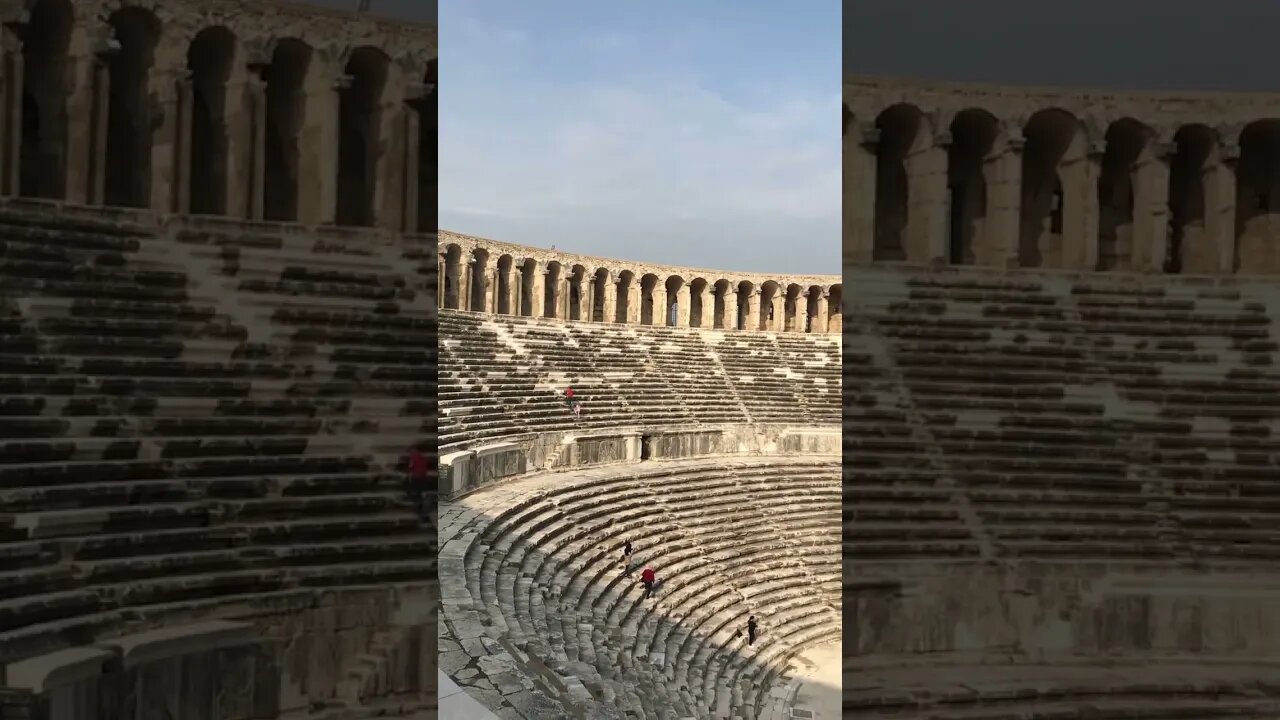 The Aspendos Theater is considered to be the best preserved Turkish theatre.