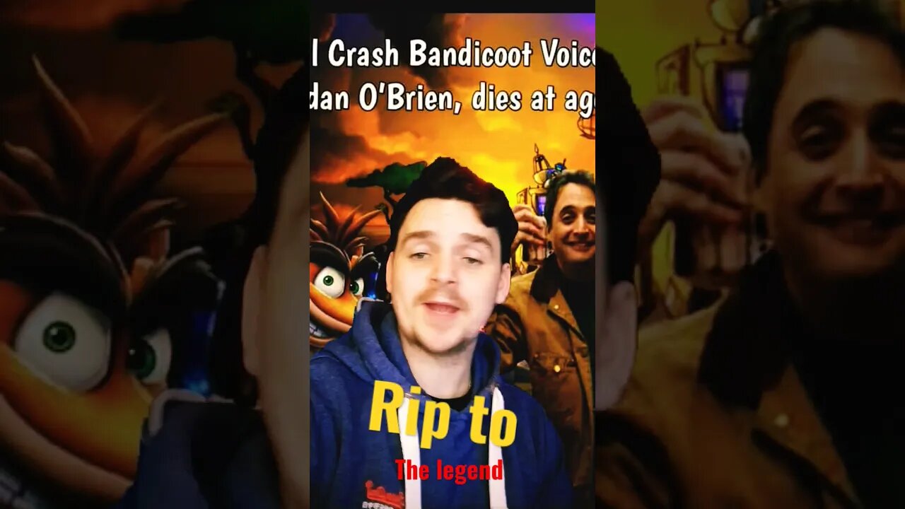 The voice of the series has past #crashbandicoot #gamingnews