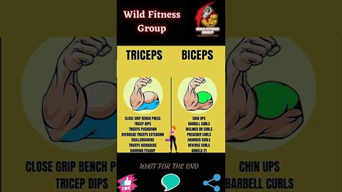 🔥Triceps vs biceps🔥#shorts🔥#wildfitnessgroup🔥19 November 2022🔥