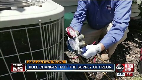 If your A/C uses freon, expect skyrocketing prices. The refrigerant will soon be discontinued